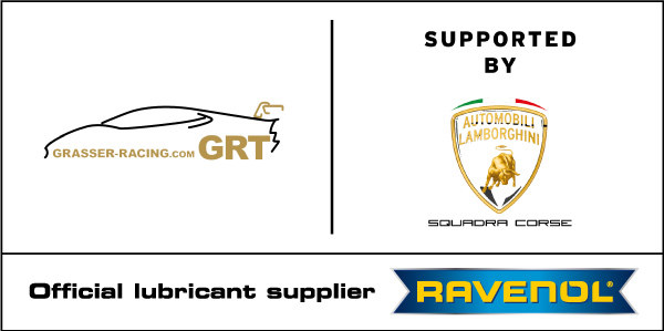 Neues Partnerlogo von RAVENOL und Lamborghini-Team GRT